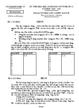 Kỳ thi chọn học sinh giỏi cấp tỉnh lớp 12 năm học 2010  2011 môn thi tin học lớp 12 THPT - Bảng B